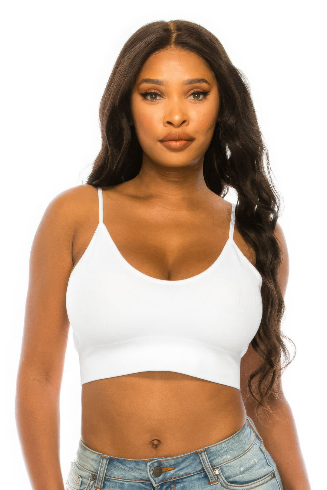 Seamless Bralette White