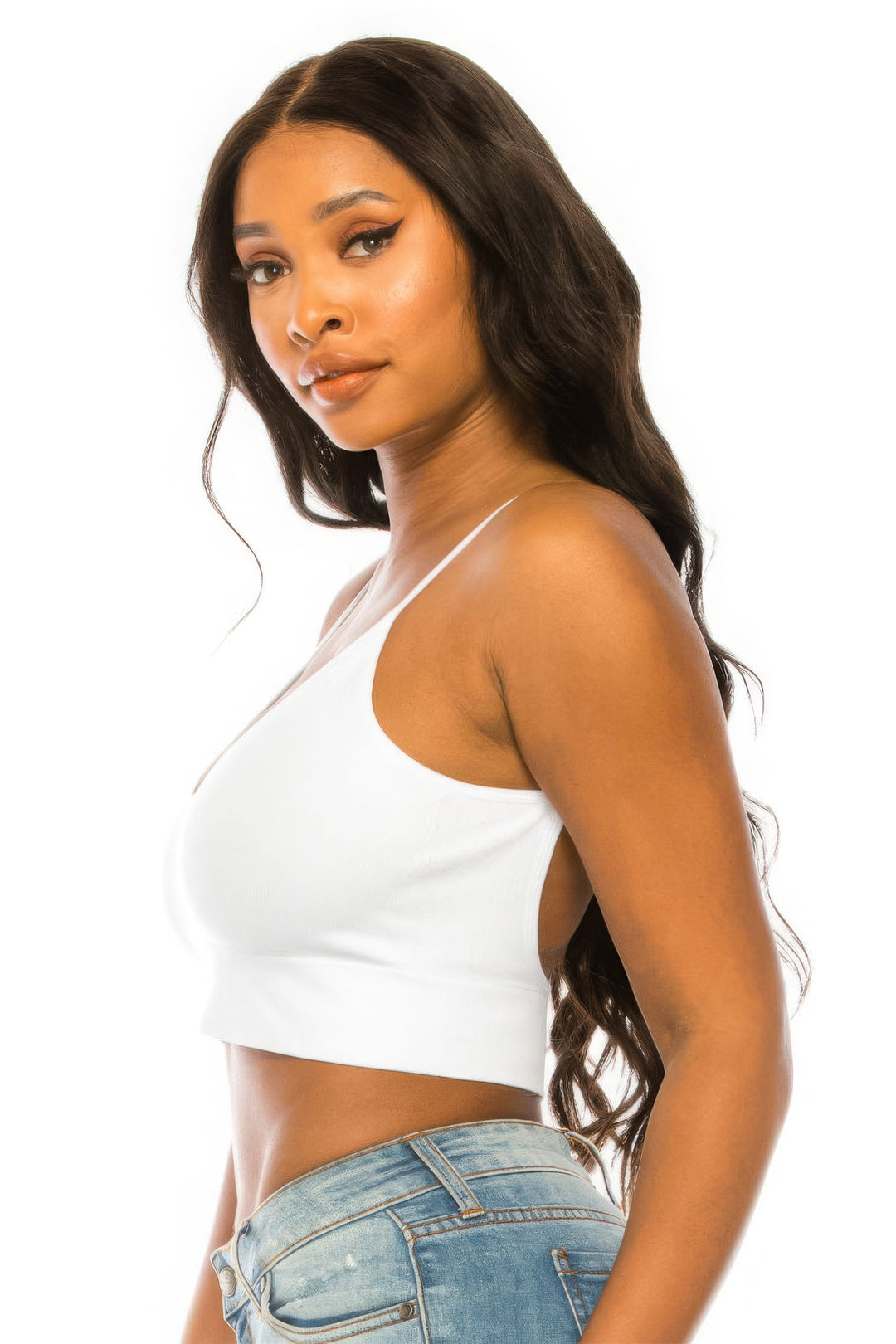 Seamless Bralette White