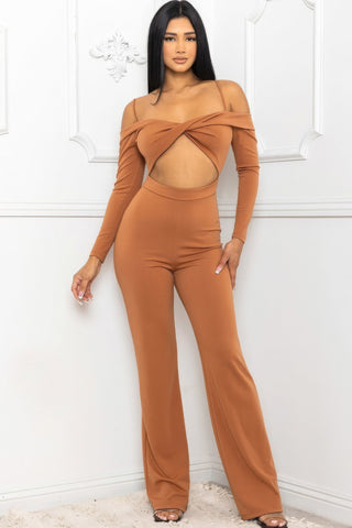 Chill Vibes Cutout Jumpsuit