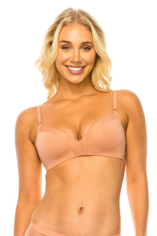 Cafe Creme No Wire  Mesh Band Bra