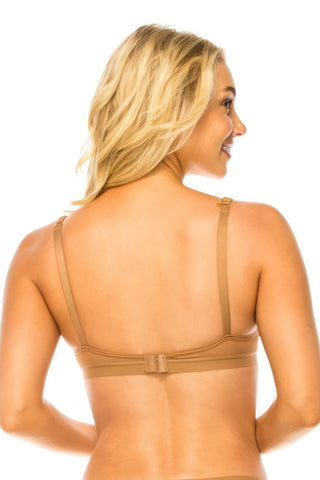 Tawny No Wire  Mesh Band Bra