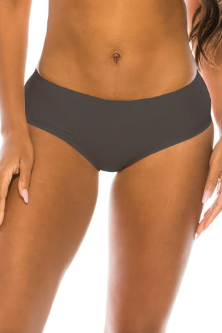 Seamless Laser Cut Panty Black