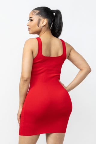 Scarlet Chic Sleeveless Dress