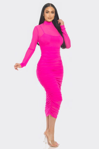 Fuchsia Fashionista Dress