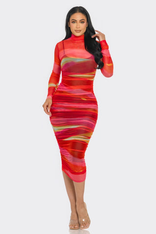 Sunset Sizzle Midi Dress