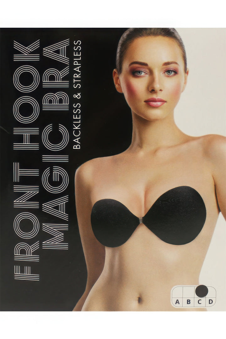 Front Hook Magic Bra Black