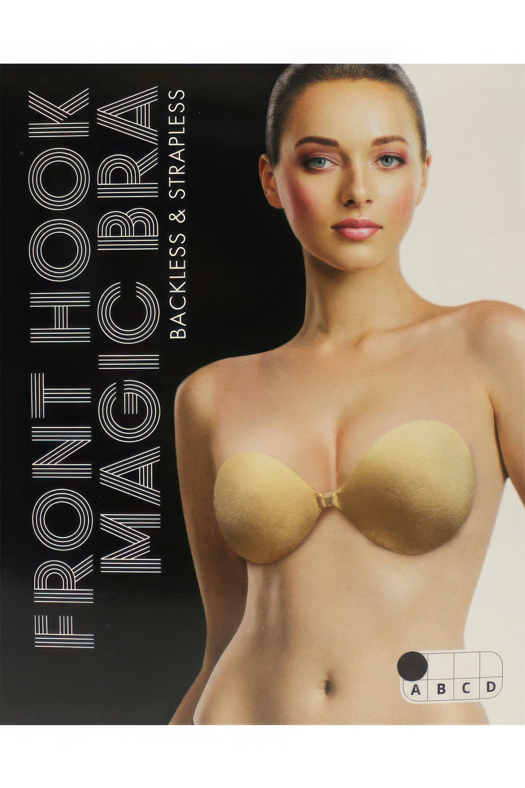 Front Hook Magic Bra Nude