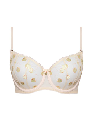 Samanta Cherie Pastel Sheer Balconette Bra