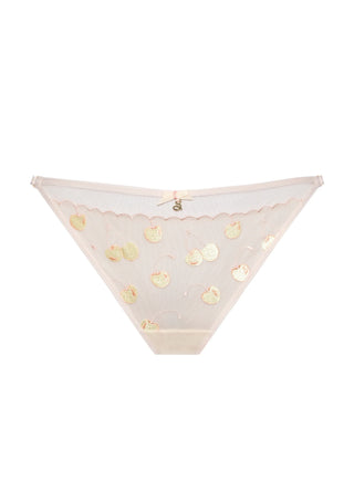 Samanta Cherie Pastel Sheer String Thong Panty