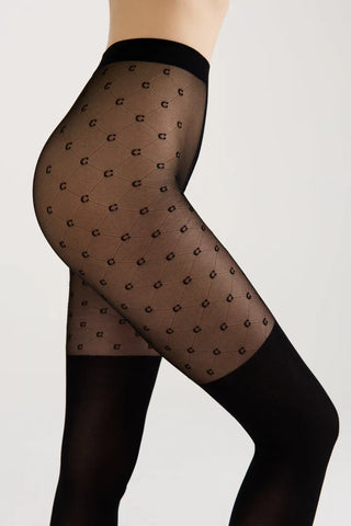 Conte Couture 30/50 Den - Fantasy Opaque Women's Tights with Imitation Golfs (23S-143SP)