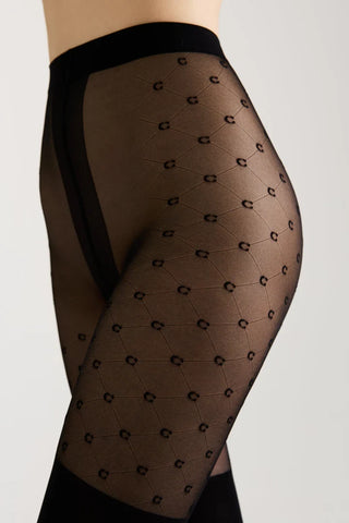 Conte Couture 30/50 Den - Fantasy Opaque Women's Tights with Imitation Golfs (23S-143SP)