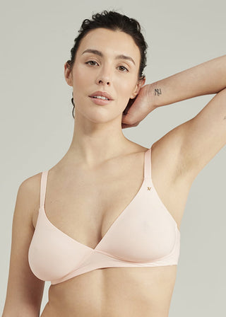 The Second Skin Stretch Easy Does It Bralette Blush Pink