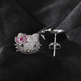 Icy Kitty Earrings