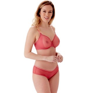 Gossard Glossies Raspberry Sorbet Sheer See Through Shorts Panty