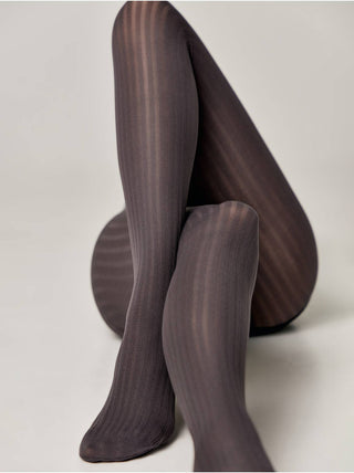 Conte Voyage 60 Den - Fantasy Women's Tights with relief vertical weave (19С-239СП)