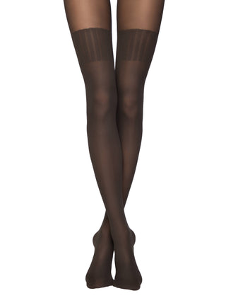 Conte Erica 20/60 Den - Fantasy Opaque Women's Tights with Imitation Mélange Golfs (12S-7SP)