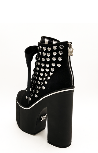 Heartcore Platform Sneaker - Black