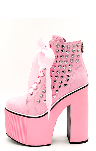 Heartcore Platform Sneaker - Pink