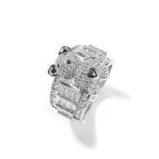 Icy Teddy Ring