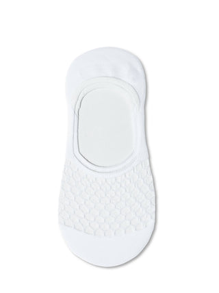 Conte Esli #IS007 - 1 pair Cotton Invisible Women's Footlets (with sheer mesh insert)