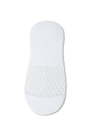 Conte Esli #IS007 - 1 pair Cotton Invisible Women's Footlets (with sheer mesh insert)
