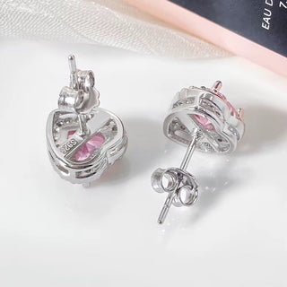 Heart Princess Stud Earrings