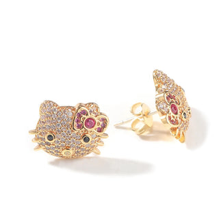 Icy Kitty Earrings