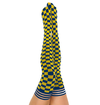 Coming SOON! Game Day! - Navy & Maize Thigh-Highs