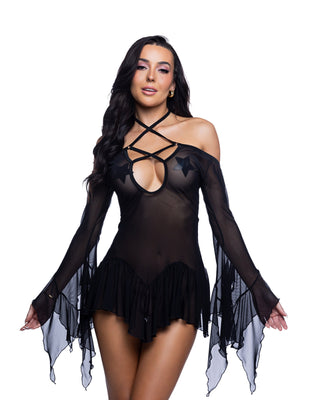 Flow Dress Bell Sleeve