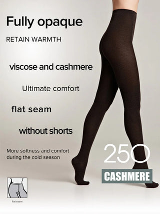 Conte Cashmere 250 Den - 7% Cashmere Warm Thin Soft Women's Tights (14S-122SP)