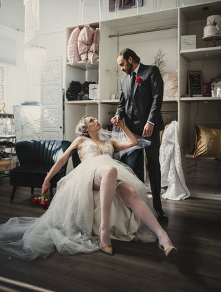 Bridal Ashley Thigh-Highs. Petite to Plus Size