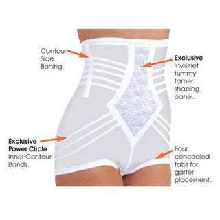 High Waist Panty Girdle with Detachable Garters, Firm Shaping | Style 6109