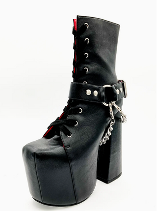 Charla Tedrick's Platform Folsom Boot with Chain Detail