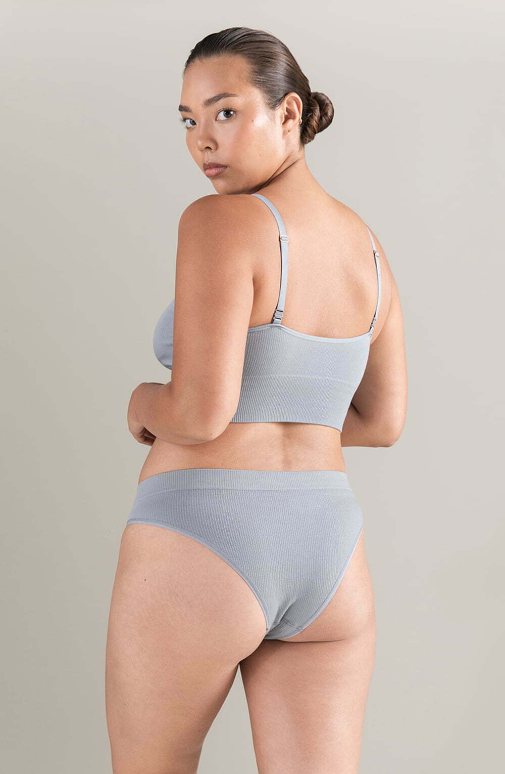 The TENCEL™ Seamless Bralette Storm Grey