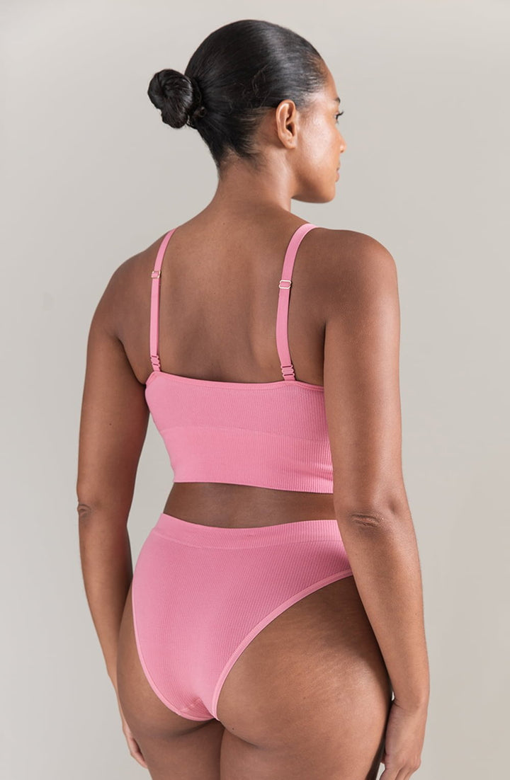 The TENCEL™ Seamless Bralette Rose Pink