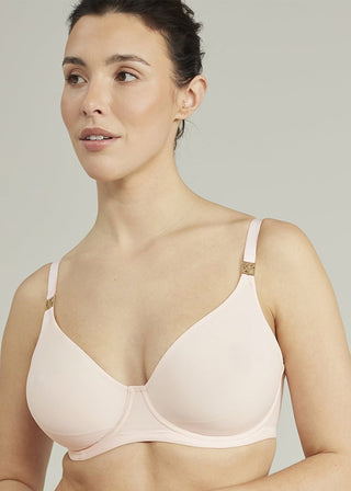 The Stretch Boss Full Cover Bra Blush Pink Up to G Cup