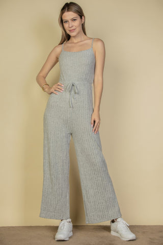 Cozy French Tie Jumpsuit