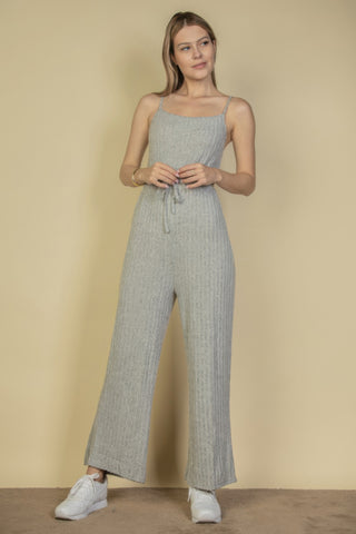 Cozy French Tie Jumpsuit