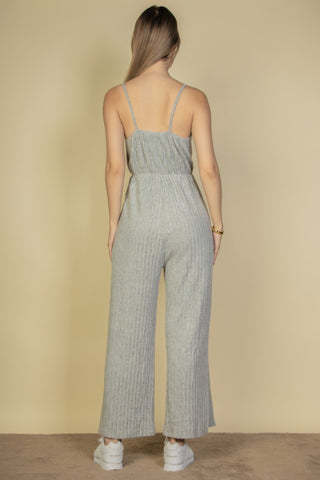 Cozy French Tie Jumpsuit