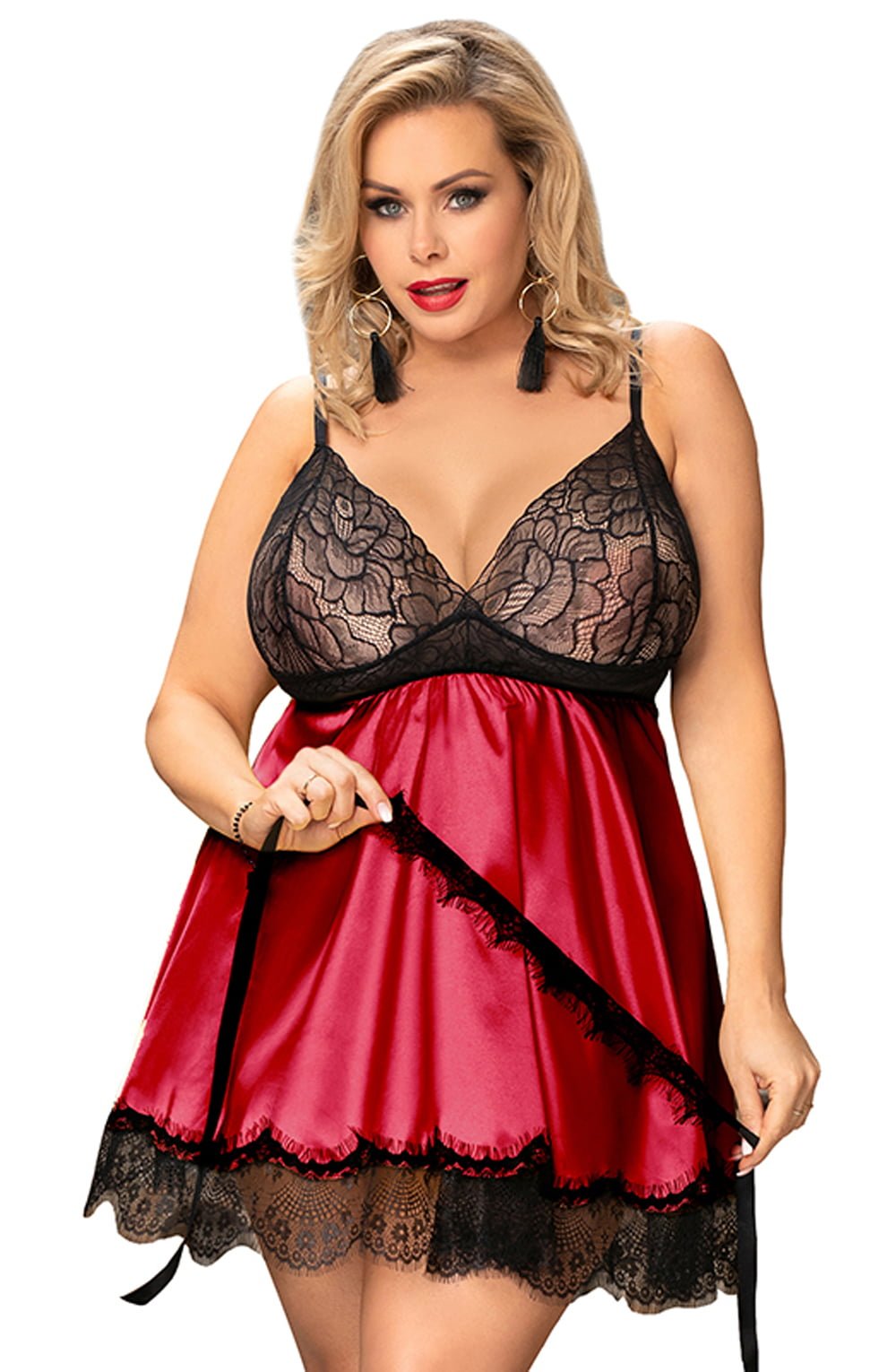 YesX YX832Q Babydoll & Blindfold