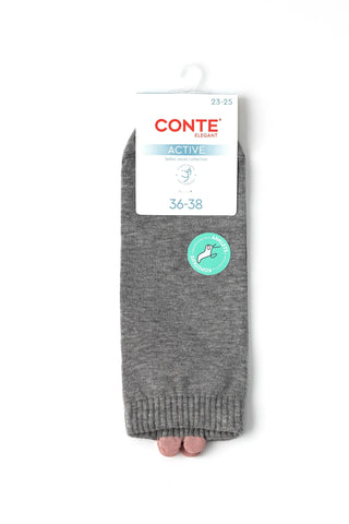 Cotton Ankle Socks Conte Active - 221 Picot Heart