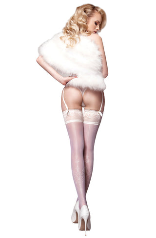 Ballerina 587 Ivory Hold Ups