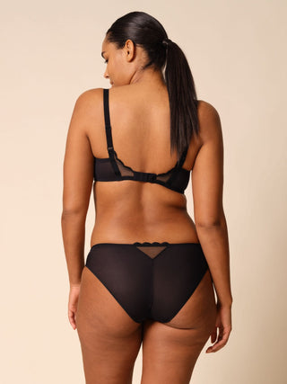 Gossard Obsession Black Sheer Unpadded Balconette Bra