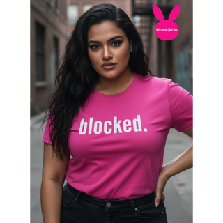 Blocked Pink T-Shirt  (100% Cotton | Soft Tees)