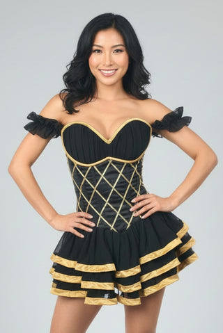 Top Drawer Steel Boned Egyptian Corseted Dress