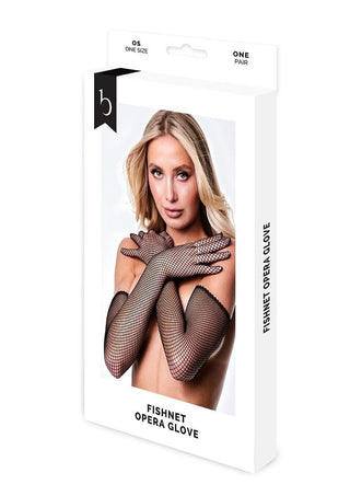 Fishnet Opera Glove