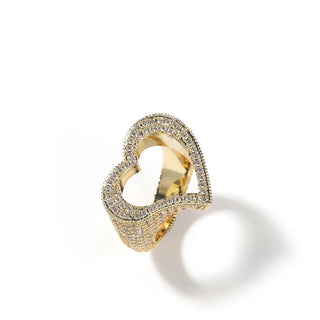Heart Swirl Ring