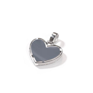 Icy Baguette Heart Chain