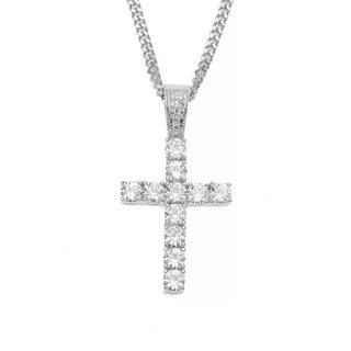 Icy Cross Necklace