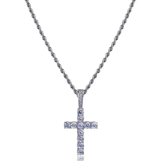 Icy Cross Necklace